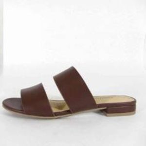 Brown slides with padding